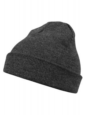 Бийни шапка в тъмносив цвят MSTRDS Beanie Basic Flap h.charcoal 
