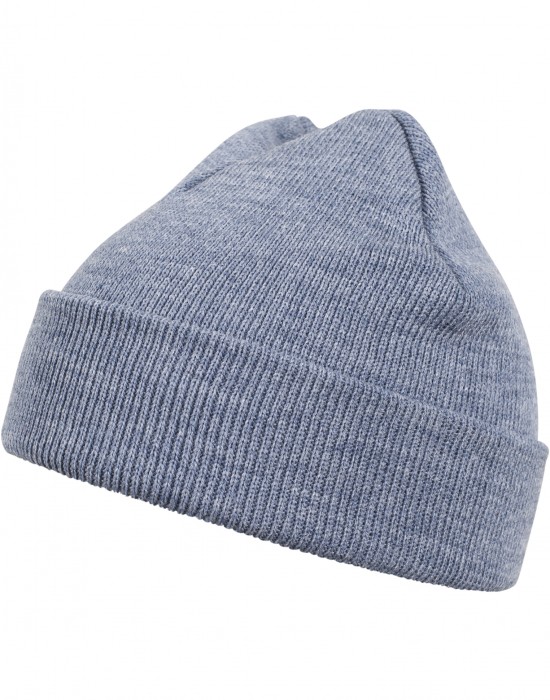 Бийни шапка в син цвят MSTRDS Beanie Basic Flap h.indigo, Masterdis, Шапки бийнита - Complex.bg