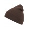 Бийни шапка в кафяв цвят MSTRDS Beanie Basic Flap choco