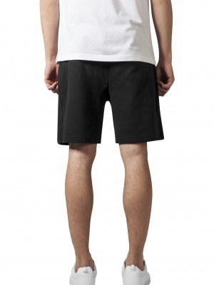 Мъжки къси ежедневни панталони в черен цвят Urban Classics