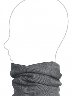 Многофункционална бийни шапка в тъмносив цвят MSTRDS Rib 2in1 Beanie 