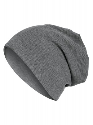 Многофункционална бийни шапка в тъмносив цвят MSTRDS Rib 2in1 Beanie 
