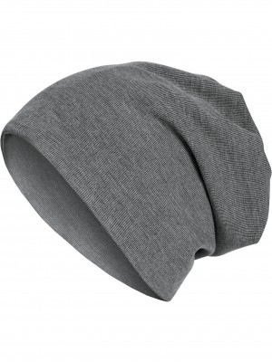 Многофункционална бийни шапка в тъмносив цвят MSTRDS Rib 2in1 Beanie 