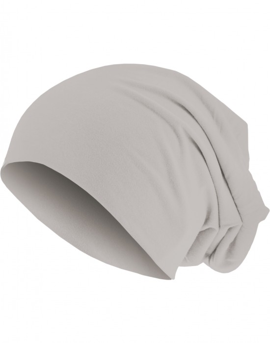 Бийни шапка в пастелно сив цвят MSTRDS Pastel Jersey Beanie stone, Masterdis, Шапки бийнита - Complex.bg