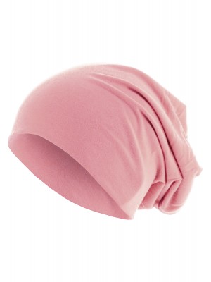 Бийни шапка в пастелно розов цвят MSTRDS Pastel Jersey Beanie Бийни шапка в пастелно розов цвят MSTRDS Pastel Jersey Beanie