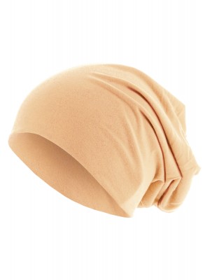 Бийни шака в пастелно оранжев цвят MSTRDS Pastel Jersey Beanie  Бийни шака в пастелно оранжев цвят MSTRDS Pastel Jersey Beanie