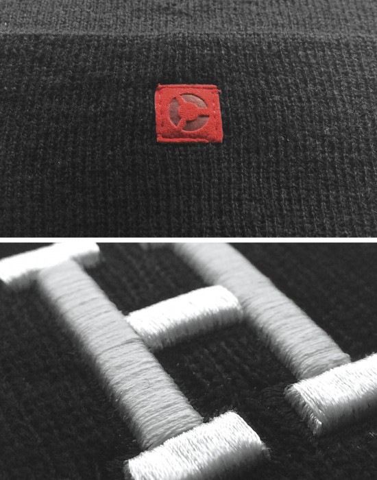 Бийни шапка в черен цвят MSTRDS Letter Cuff Knit Beanie H, Masterdis, Шапки бийнита - Complex.bg