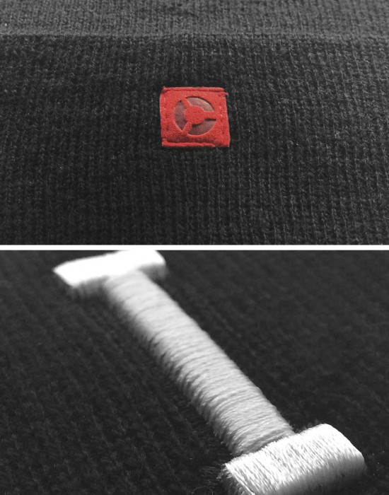 Бийни шапка в черен цвят MSTRDS Letter Cuff Knit Beanie I, Masterdis, Шапки бийнита - Complex.bg