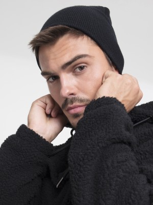 Шапка бийни в черен цвят Heavyweight Beanie 