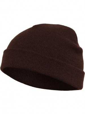 Шапка бийни в кафяв цвят Heavyweight Beanie 