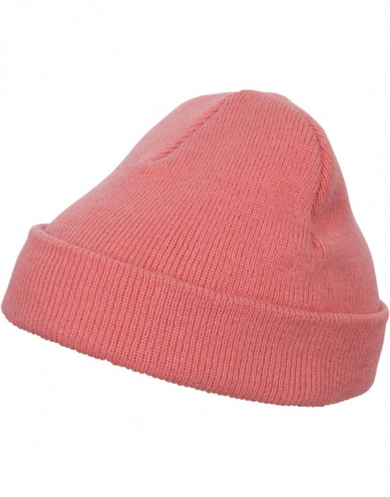 Шапка бийни в цвят корал Heavyweight Beanie, Urban Classics, Шапки бийнита - Complex.bg