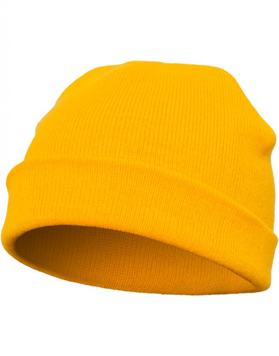 Шапка бийни в жълт цвят Heavyweight Beanie gold, Urban Classics, Шапки бийнита - Complex.bg