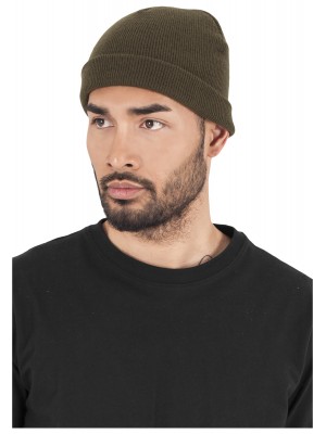 Шапка бийни в масленозелен цвят Heavyweight Beanie
