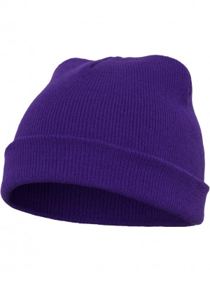 Шапка бийни в лилав цвят Heavyweight Beanie 