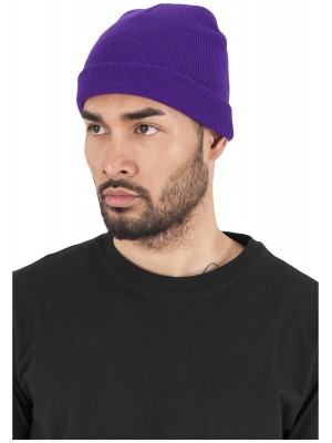 Шапка бийни в лилав цвят Heavyweight Beanie 