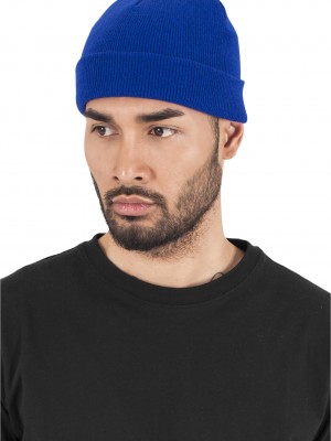 Шапка бийни в кралско син цвят Heavyweight Beanie 