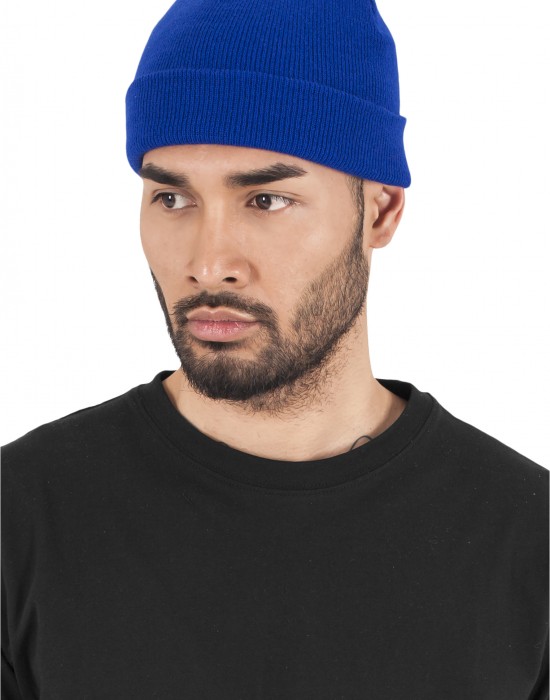 Шапка бийни в кралско син цвят Heavyweight Beanie, Urban Classics, Шапки бийнита - Complex.bg