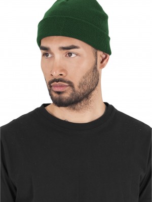 Шапка бийни в тъмнозелен цвят Heavyweight Beanie 