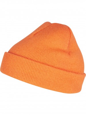Шапка бийни в оранжев цвят Heavyweight Beanie 