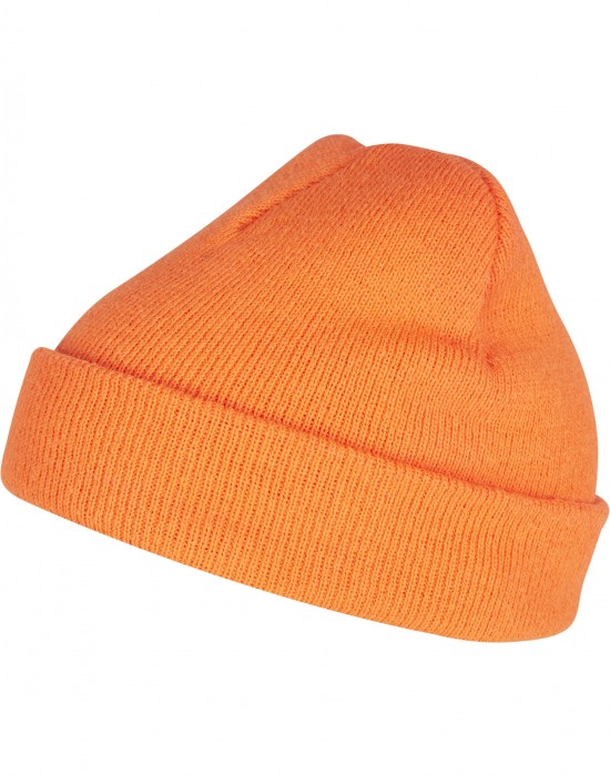 Шапка бийни в оранжев цвят Heavyweight Beanie, Urban Classics, Шапки бийнита - Complex.bg