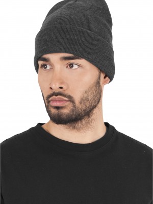 Шапка бийни в тъмносив цвят Heavyweight Long Beanie 