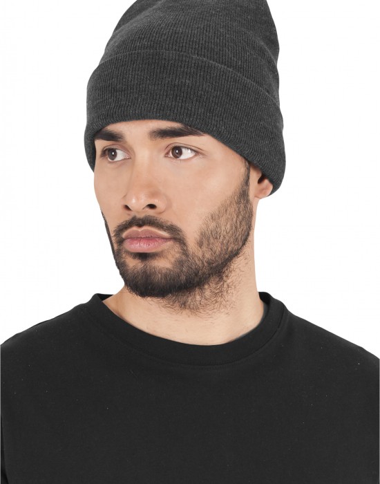 Шапка бийни в тъмносив цвят Heavyweight Long Beanie, Urban Classics, Шапки бийнита - Complex.bg