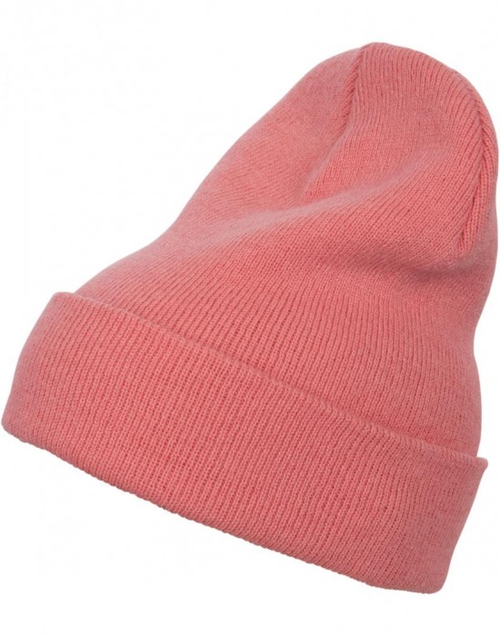 Шапка бийни в цвят корал Heavyweight Long Beanie coral, Urban Classics, Шапки бийнита - Complex.bg