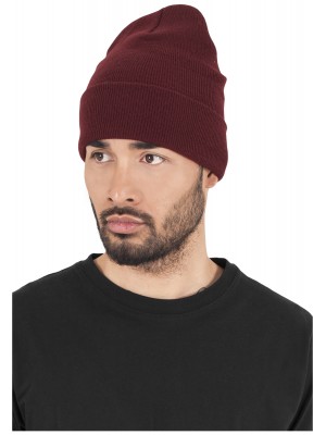 Шапка бийни в тъмночервен цвят Heavyweight Long Beanie 