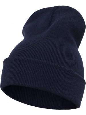 Шапка бийни в тъмносин цвят Heavyweight Long Beanie 