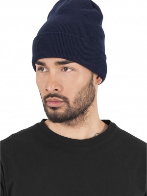 Шапка бийни в тъмносин цвят Heavyweight Long Beanie 