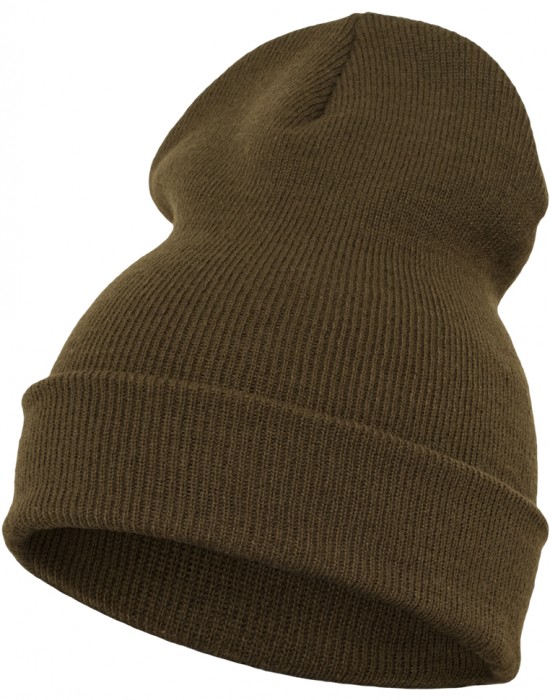 Шапка бийни в масленозелен цвят Heavyweight Long Beanie, Urban Classics, Шапки бийнита - Complex.bg