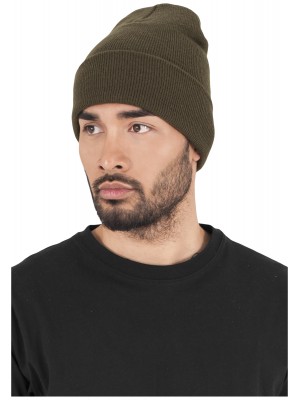 Шапка бийни в масленозелен цвят Heavyweight Long Beanie 