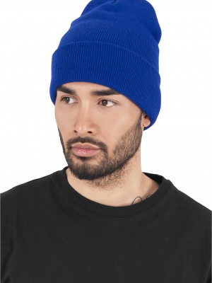 Шапка бийни в кралско син цвят Heavyweight Long Beanie 