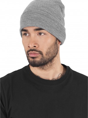 Шапка бийни в тъмносив цвят Heavyweight Long Beanie