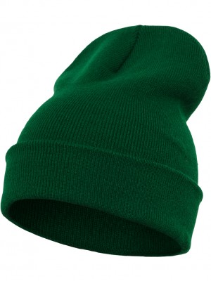 Шапка бийни в тъмнозелен цвят Heavyweight Long Beanie spruce