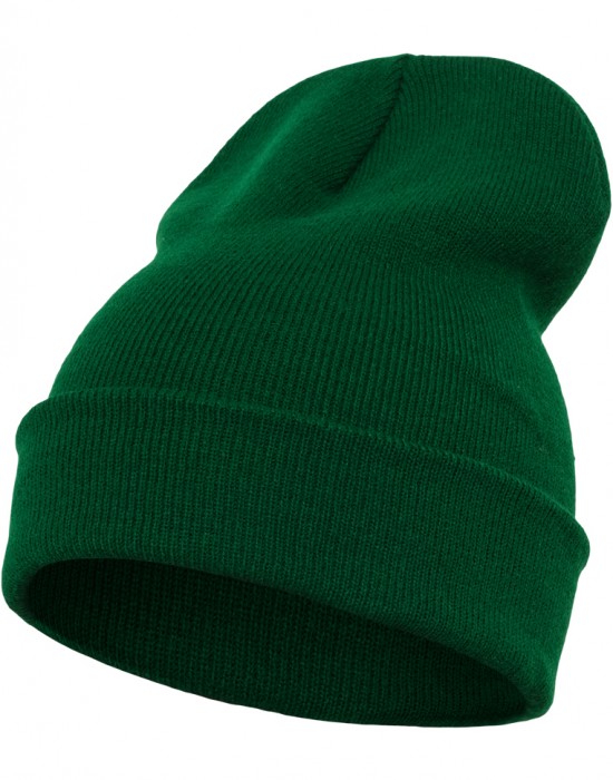 Шапка бийни в тъмнозелен цвят Heavyweight Long Beanie spruce, Urban Classics, Шапки бийнита - Complex.bg