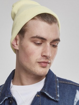 Шапка бийни в пясъчен цвят Heavyweight Long Beanie powderyellow 