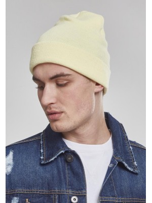 Шапка бийни в пясъчен цвят Heavyweight Long Beanie powderyellow 