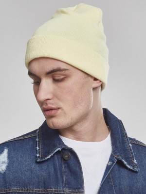 Шапка бийни в пясъчен цвят Heavyweight Long Beanie powderyellow 