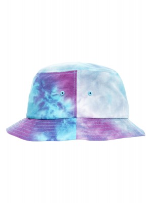 Шапка идиотка в лилаво и тюркоаз Festival Print Bucket Hat