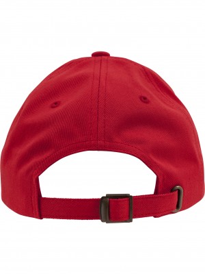 Шапка с козирка в червен цвят Low Profile Cotton Twill Шапка с козирка в червен цвят Low Profile Cotton Twill
