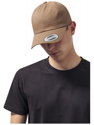 Шапка с козирка в светло кафяв цвят Low Profile Cotton Twill tan 
