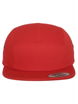 Шапка с козирка в червен цвят Classic Jockey Cap 