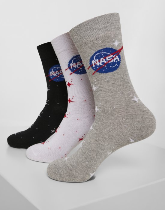 3 чифта чорапи Mister Tee NASA, Mister Tee, Чорапи - Complex.bg
