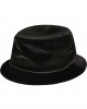 Кадифена шапка идиотка в черен цвят Velvet Bucket Hat, Urban Classics, Идиотки - Complex.bg