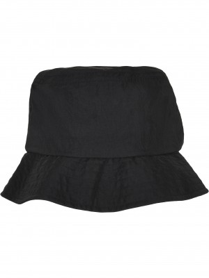 Шапка идиотка от водоотблъскваща материя в черен цвят Water Repellent Bucket Hat 