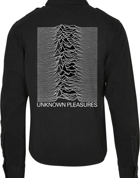 Мъжка риза Joy Division Up Vintage от Merchcode в черен цвят, MERCHCODE, Ризи - Complex.bg