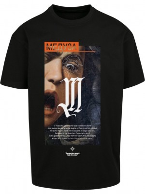 Мъжка тениска в черен цвят Mister Tee Dusa Painting