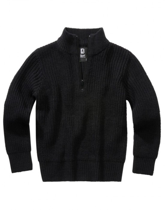 Детски пуловер в черен цвят Brandit Marine Troyer, Brandit, Деца - Complex.bg