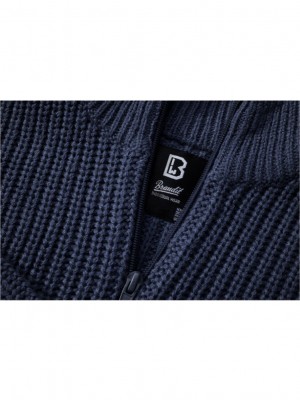 Детски пуловер в тъмносин цвят Brandit Marine Troyer 